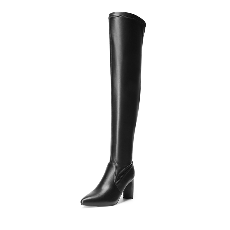 DREAM PAIRS Stretch Thigh High Boots