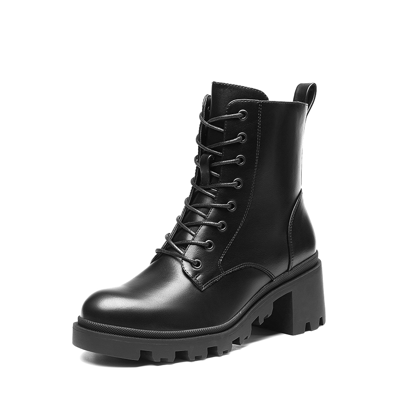 DREAM PAIRS Lug Sole Combat Boots — view 1