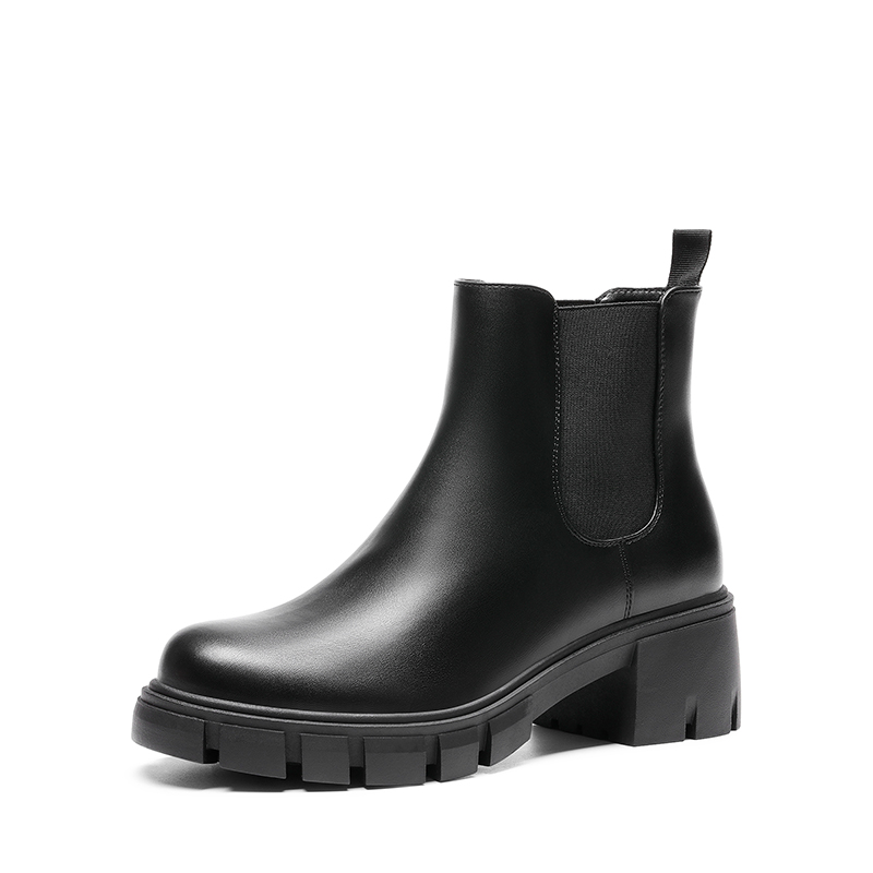 DREAM PAIRS Chunky Lug Sole Chelsea Boots — view 1
