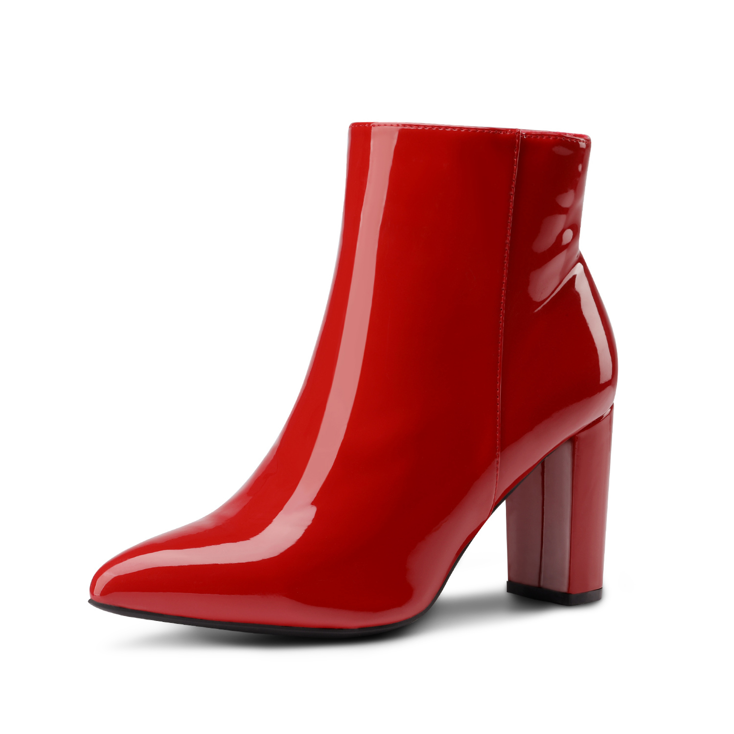 DREAM PAIRS Sianna Chunky High Heel Ankle Booties — view 1