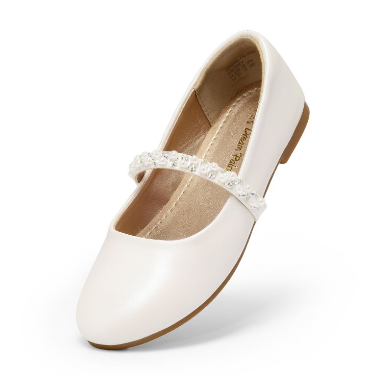 DREAM PAIRS Girl s Strap Mary Jane Ballerina Flats