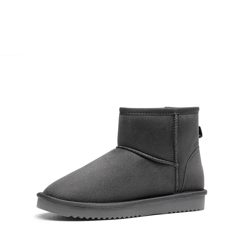 DREAM PAIRS  FuzzyClassic I Low Boot  Faux Fur Lined Suede Snow Boots
