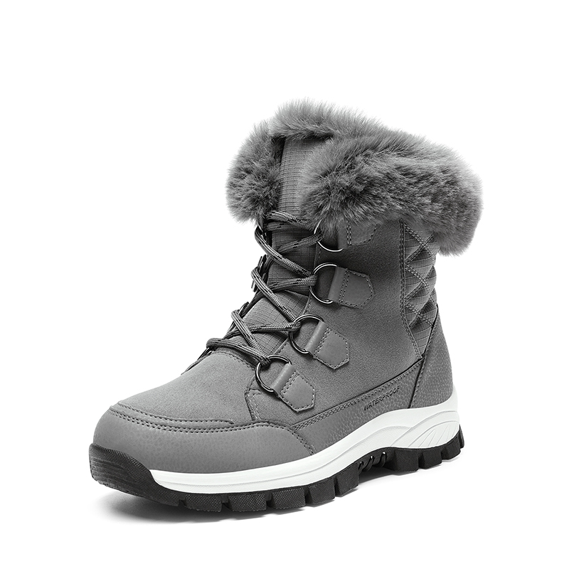 DREAM PAIRS Waterproof Lace Up Winter Snow Boots