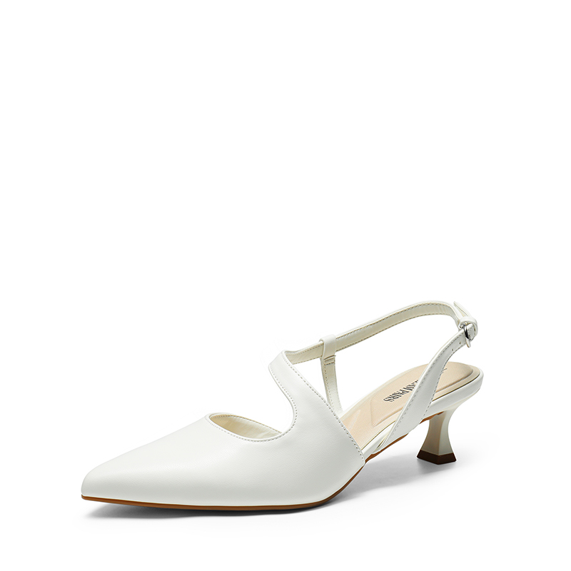DREAM PAIRS Kitten Heel Slingback Pumps — view 1