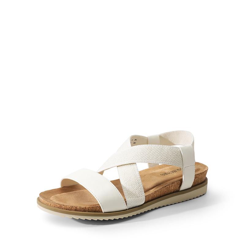 DREAM PAIRS Cushioned Footbed Elastic Strap Sandals — view 1