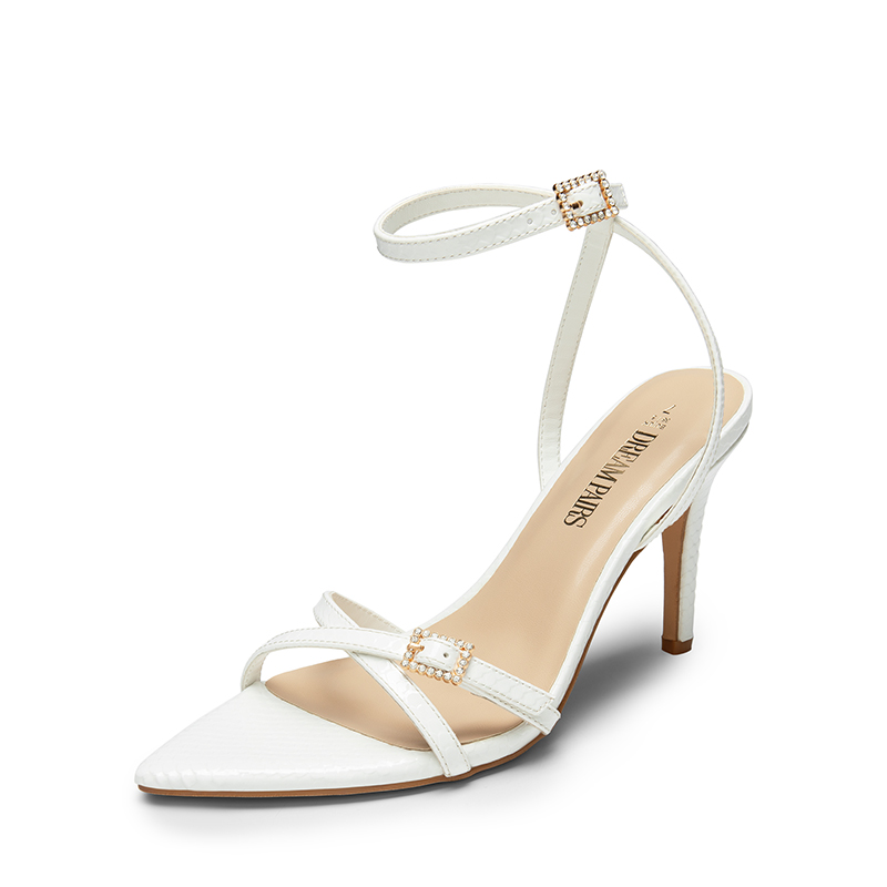 DREAM PAIRS Criss Cross Strap Stiletto Heel Sandals