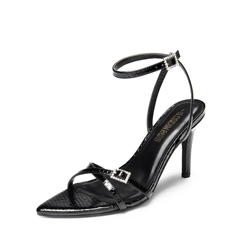 DREAM PAIRS Criss Cross Strap Stiletto Heel Sandals — view 1