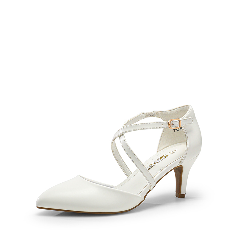 DREAM PAIRS Pointed Toe Kitten Heel Dress Pumps