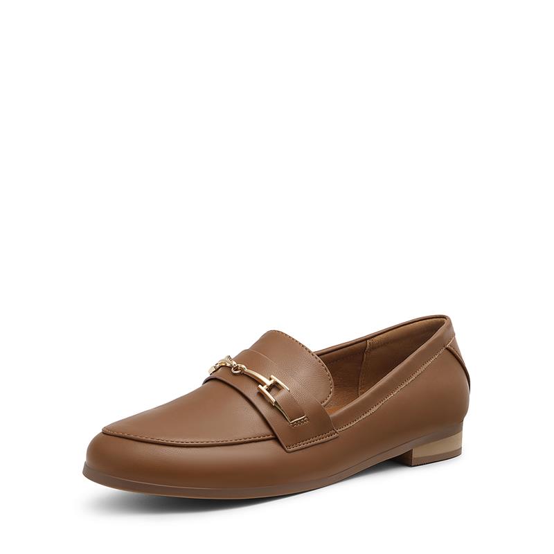 DREAM PAIRS Chic Metallic Detail Loafers — view 1
