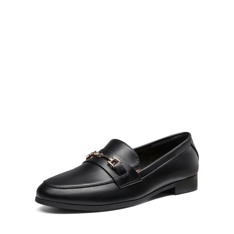 DREAM PAIRS Chic Metallic Detail Loafers