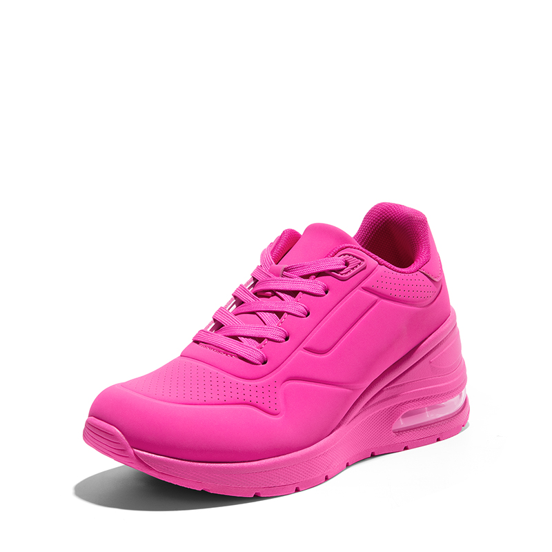 DREAM PAIRS MAX Lace Up Air Cushion Platform Fashion Sneakers
