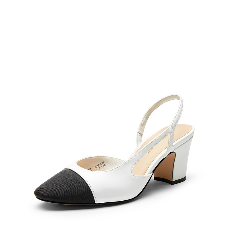 DREAM PAIRS Ankle Strap Slingback Cap Toe Pumps