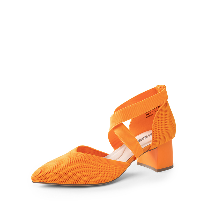 DREAM PAIRS Pointed Toe Criss Cross Pumps