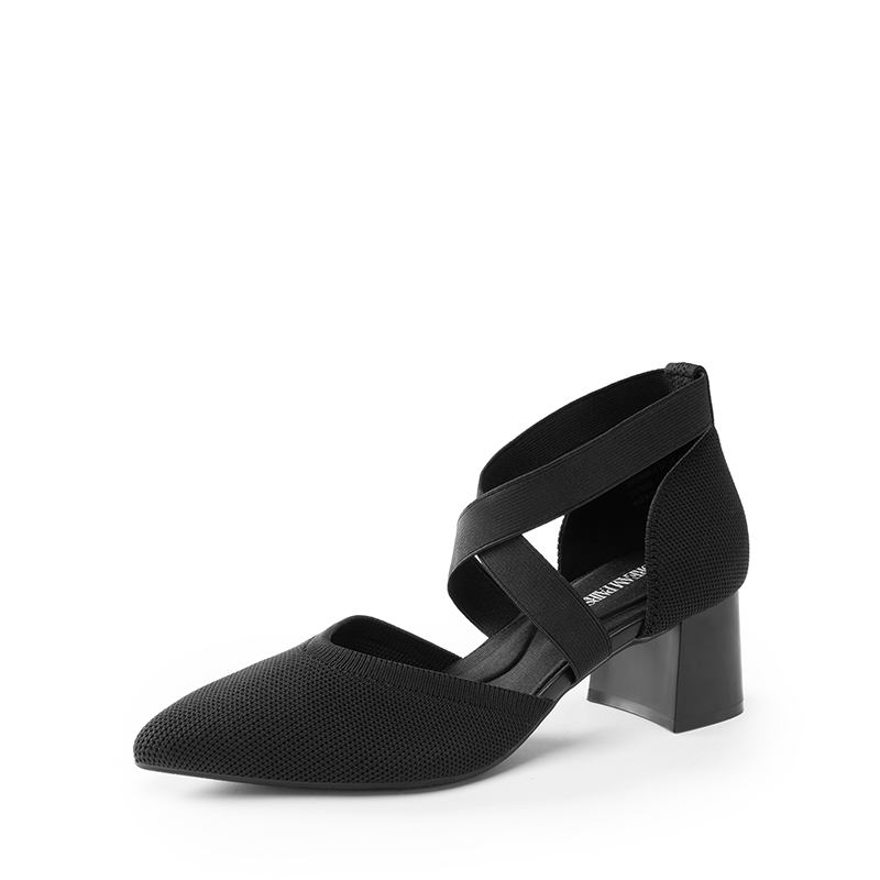 DREAM PAIRS Pointed Toe Criss Cross Pumps