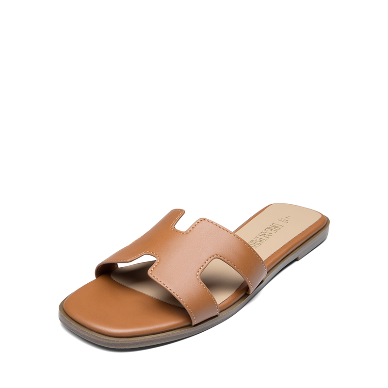 DREAM PAIRS Cut out Strap Light Sole Slide Sandals — view 1