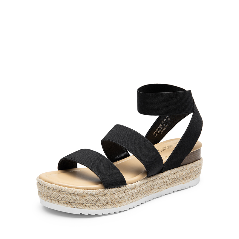 DREAM PAIRS Espadrille Stretchy Straps Sandals — view 1