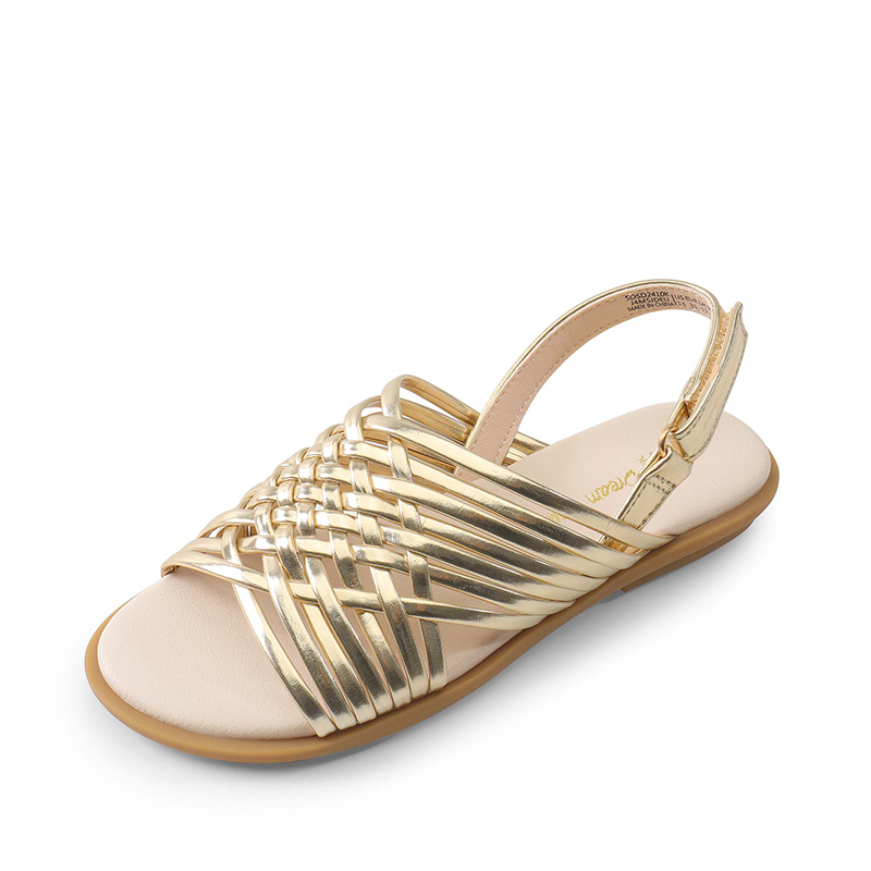 DREAM PAIRS Girls  Ankle Strap Strappy Flat Sandals — view 1