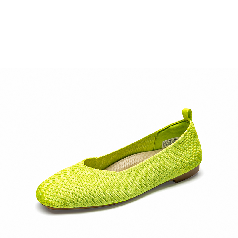 DREAM PAIRS Machine Washable Arch Support Knit Flats