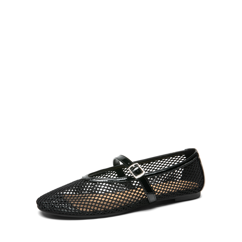 DREAM PAIRS Mesh Mary Jane Ballet Flats — view 1