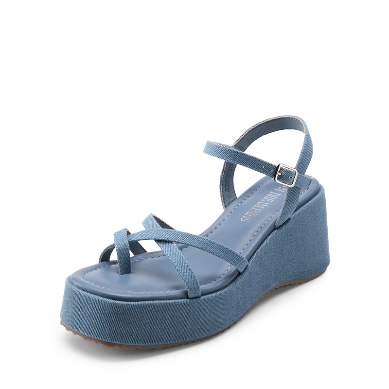 DREAM PAIRS Platform Cork Wedge Sandals — view 3