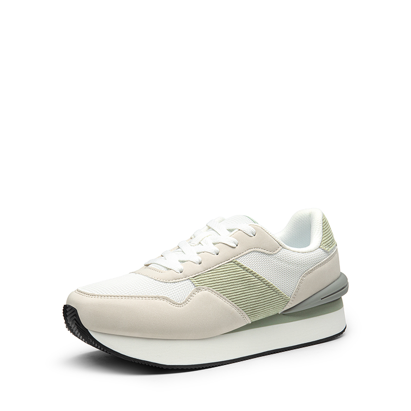 DREAM PAIRS  Ray  Spliced Design Platform Fashion Sneakers
