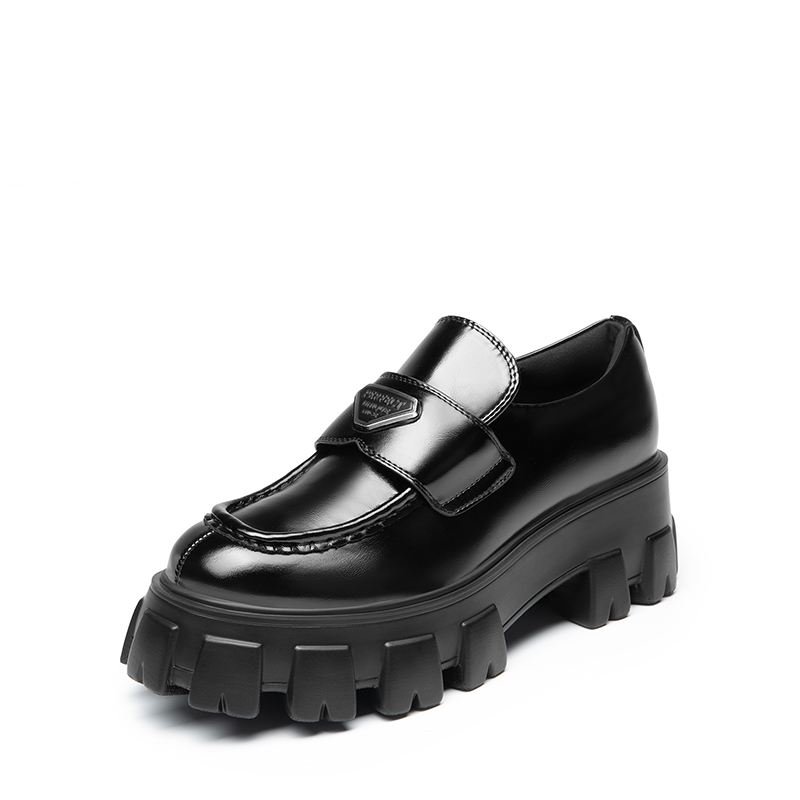 DREAM PAIRS Livia Lug Sole Chunky Platform Loafers — view 1