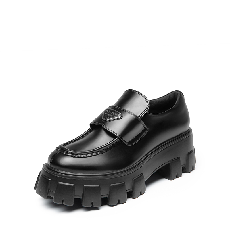 DREAM PAIRS Livia Lug Sole Chunky Platform Loafers