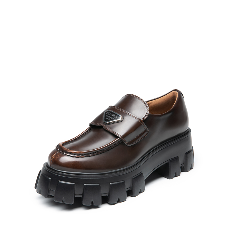 DREAM PAIRS Livia Lug Sole Chunky Platform Loafers — view 3