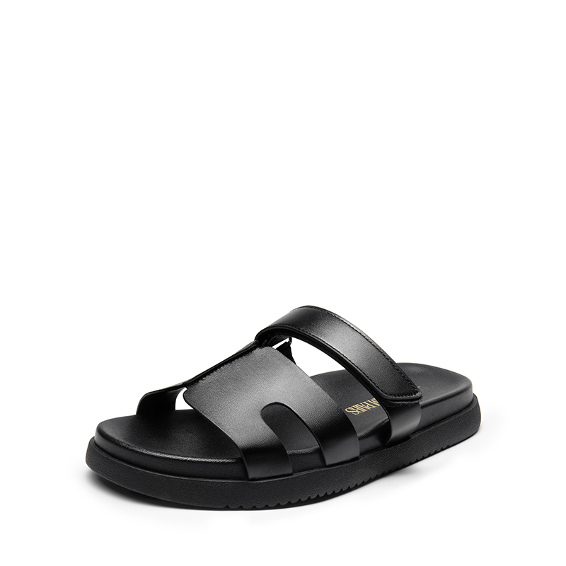 DREAM PAIRS Geometric Cutout Slide Sandals