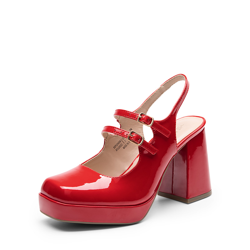 DREAM PAIRS Double strap Mary Jane Pumps
