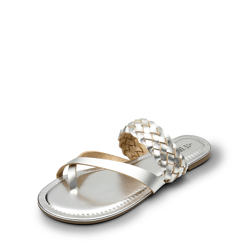 DREAM PAIRS Durable Braided Slide Flat Sandals — view 1