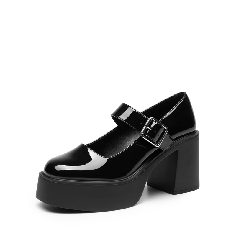 DREAM PAIRS Platform Mary Jane Pumps — view 1