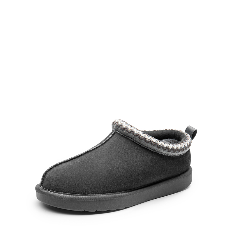 DREAM PAIRS FuzzyEasy Women s Slip on Embroidered Suede Fuzzy Cozy Slippers