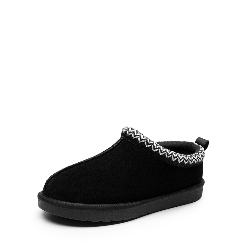 DREAM PAIRS FuzzyEasy Women s Slip on Embroidered Suede Fuzzy Cozy Slippers — view 1