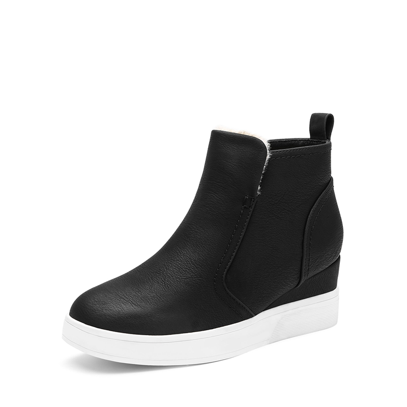 DREAM PAIRS Hidden Heel Platform Wedge Booties — view 1