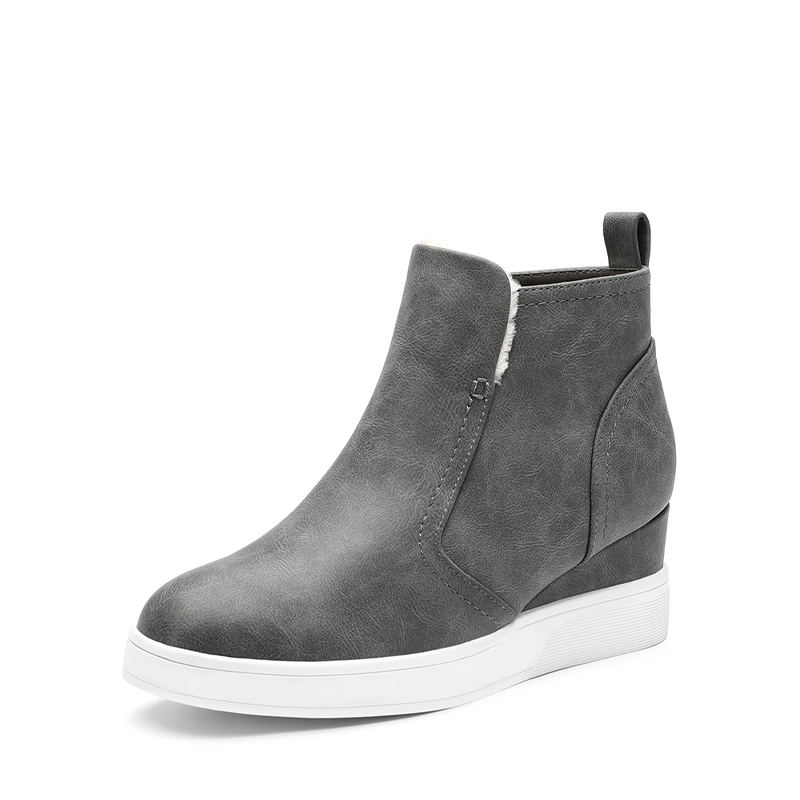 DREAM PAIRS Hidden Heel Platform Wedge Booties