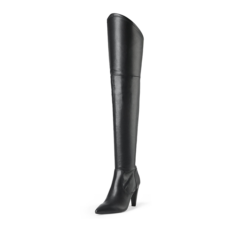 DREAM PAIRS Thigh High Heeled Boots — view 1