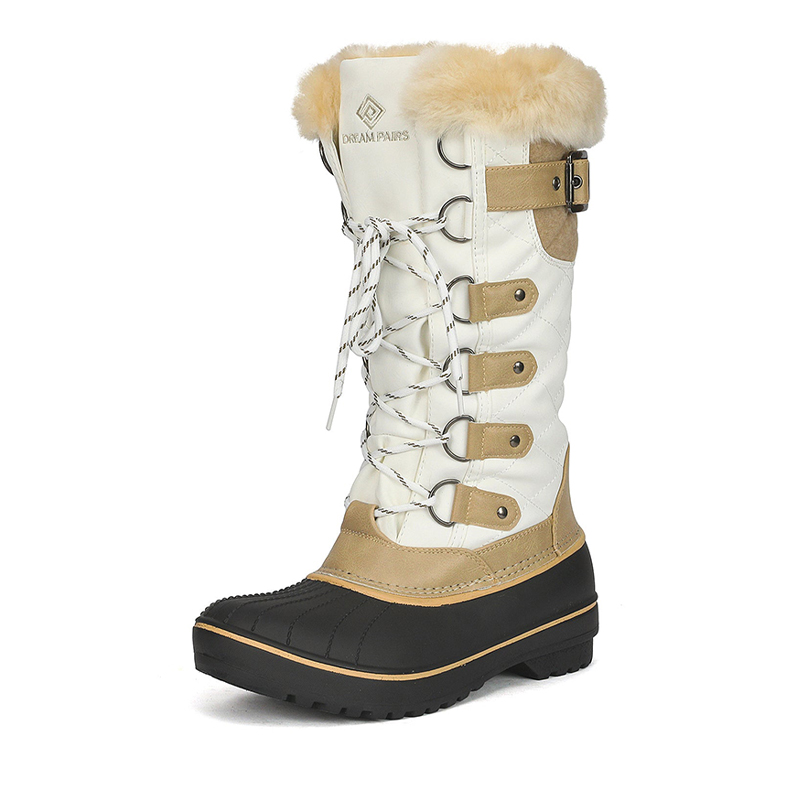 DREAM PAIRS Faux Fur Lined Winter Boots