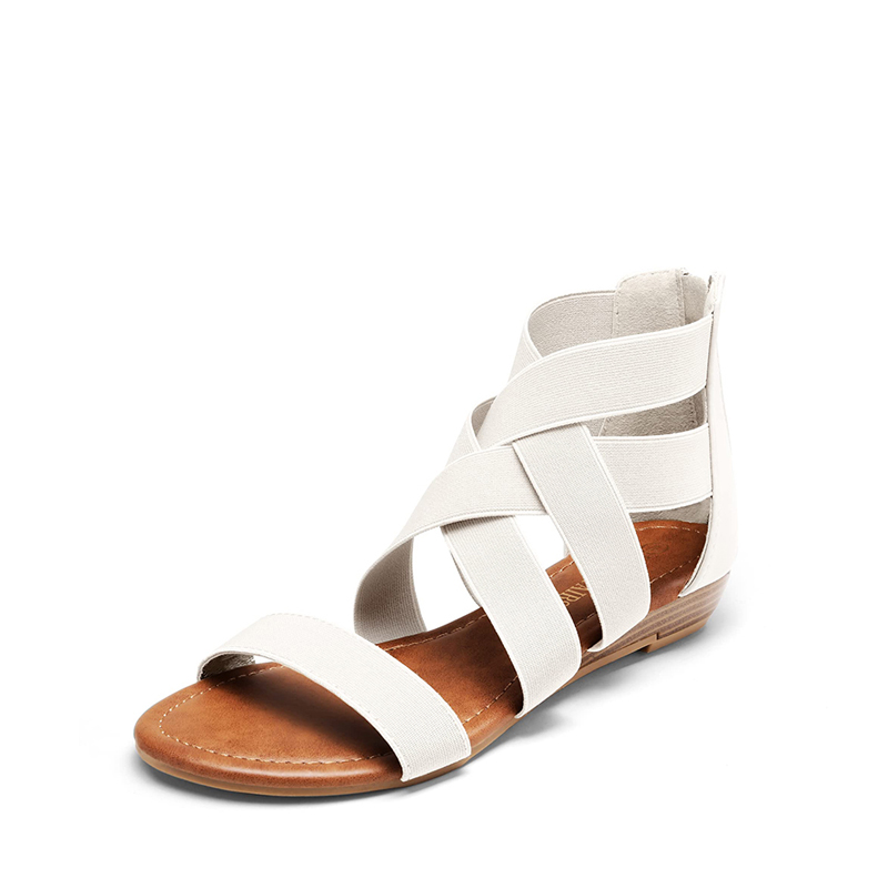 DREAM PAIRS Ankle Strap Elastic Sandals — view 1