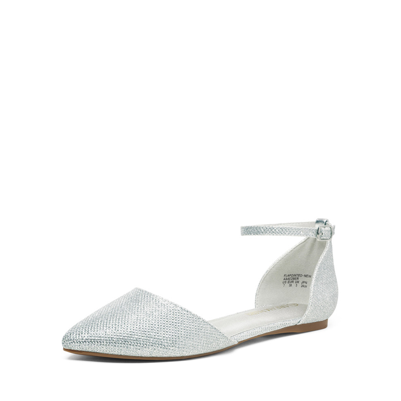 DREAM PAIRS Ankle Strap Ballerina Flats