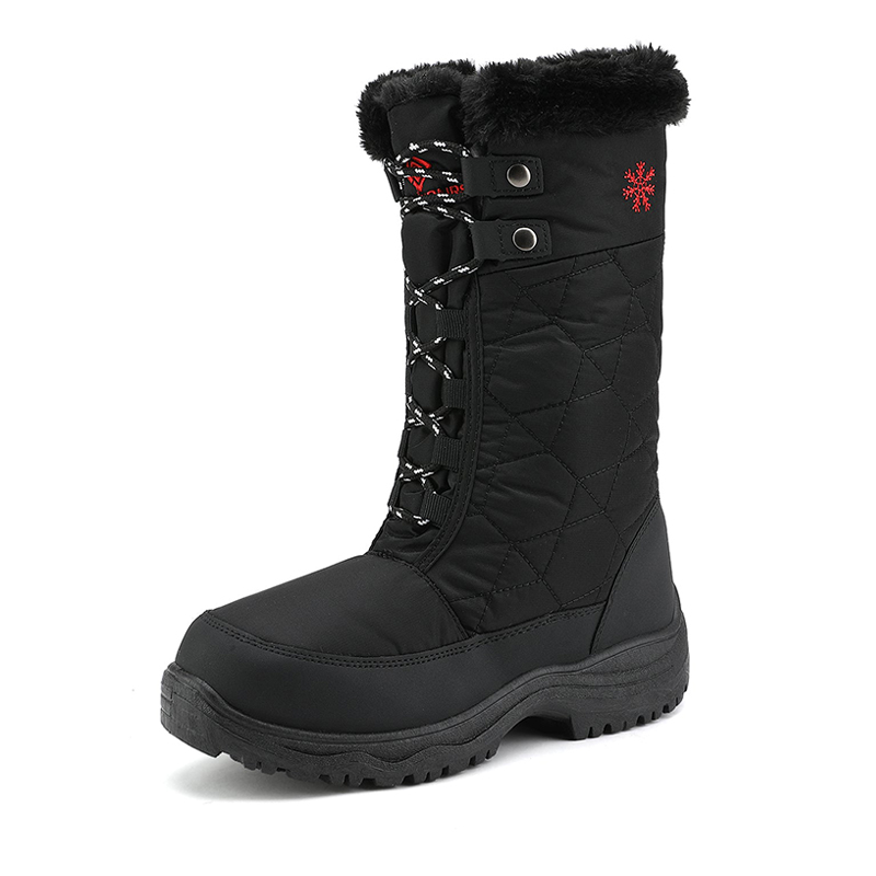 DREAM PAIRS Fur Mid Calf Snow Boots — view 1