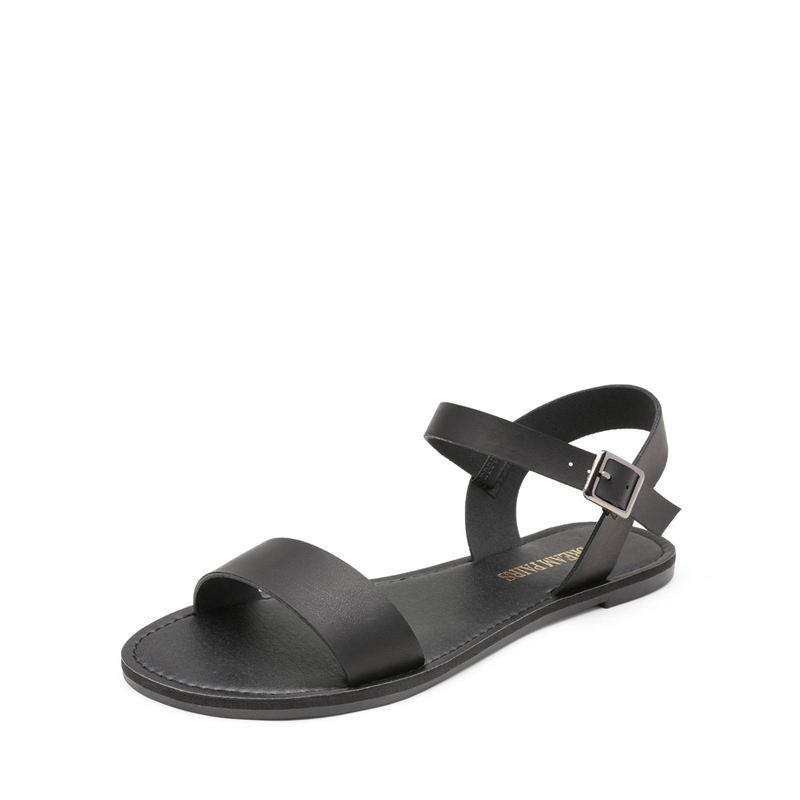 DREAM PAIRS Ankle Strap Open Toe Flat Sandals