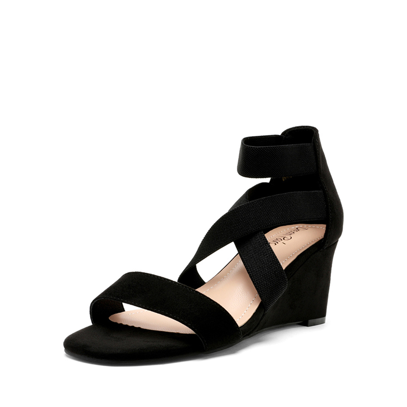 DREAM PAIRS Ankle Strap Wedge Heel Sandals — view 1