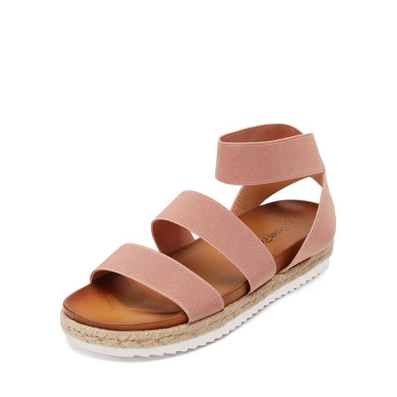 DREAM PAIRS Ankle Strap Espadrille Platform Wedges — view 1