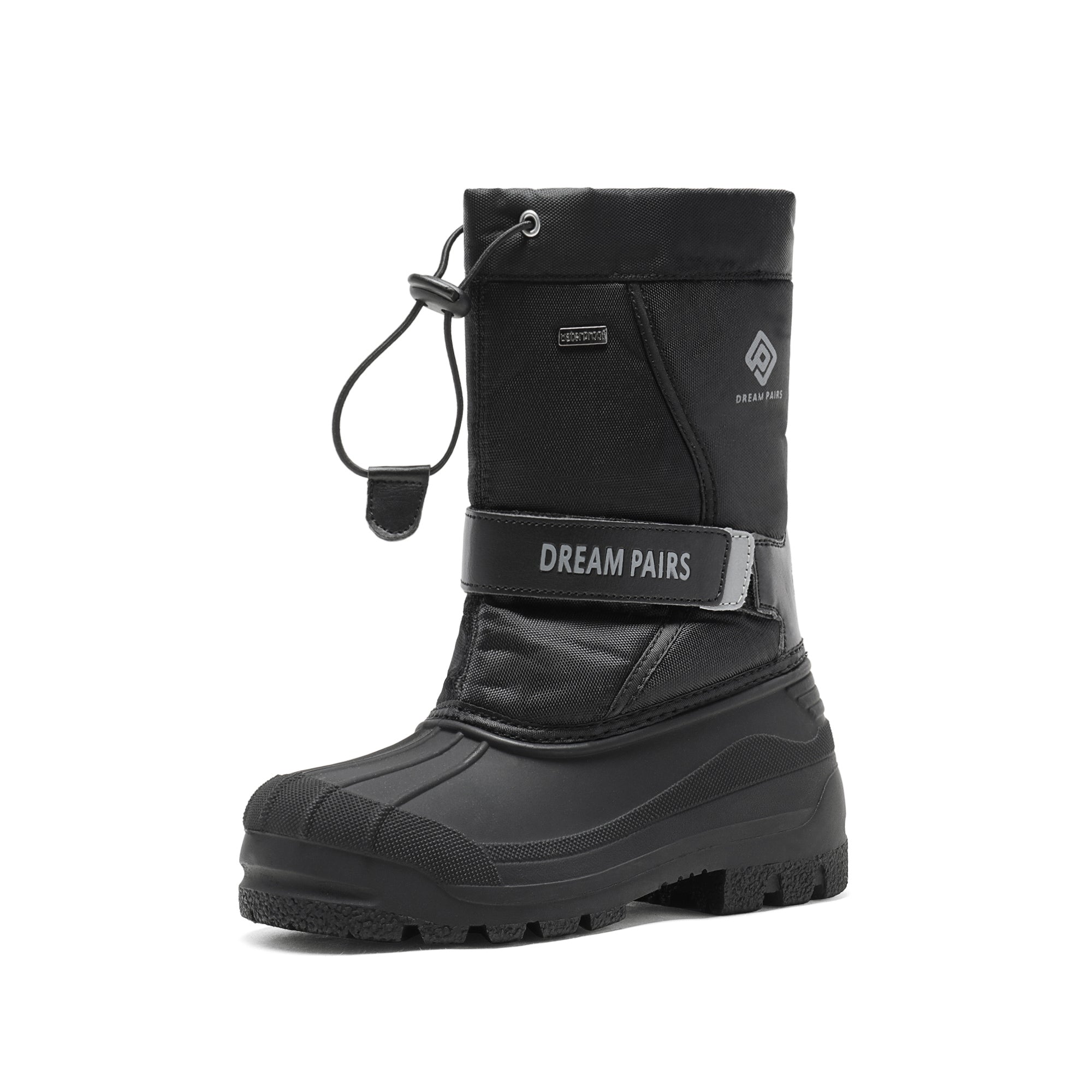 DREAM PAIRS Girls Boys Waterproof Snow Boots