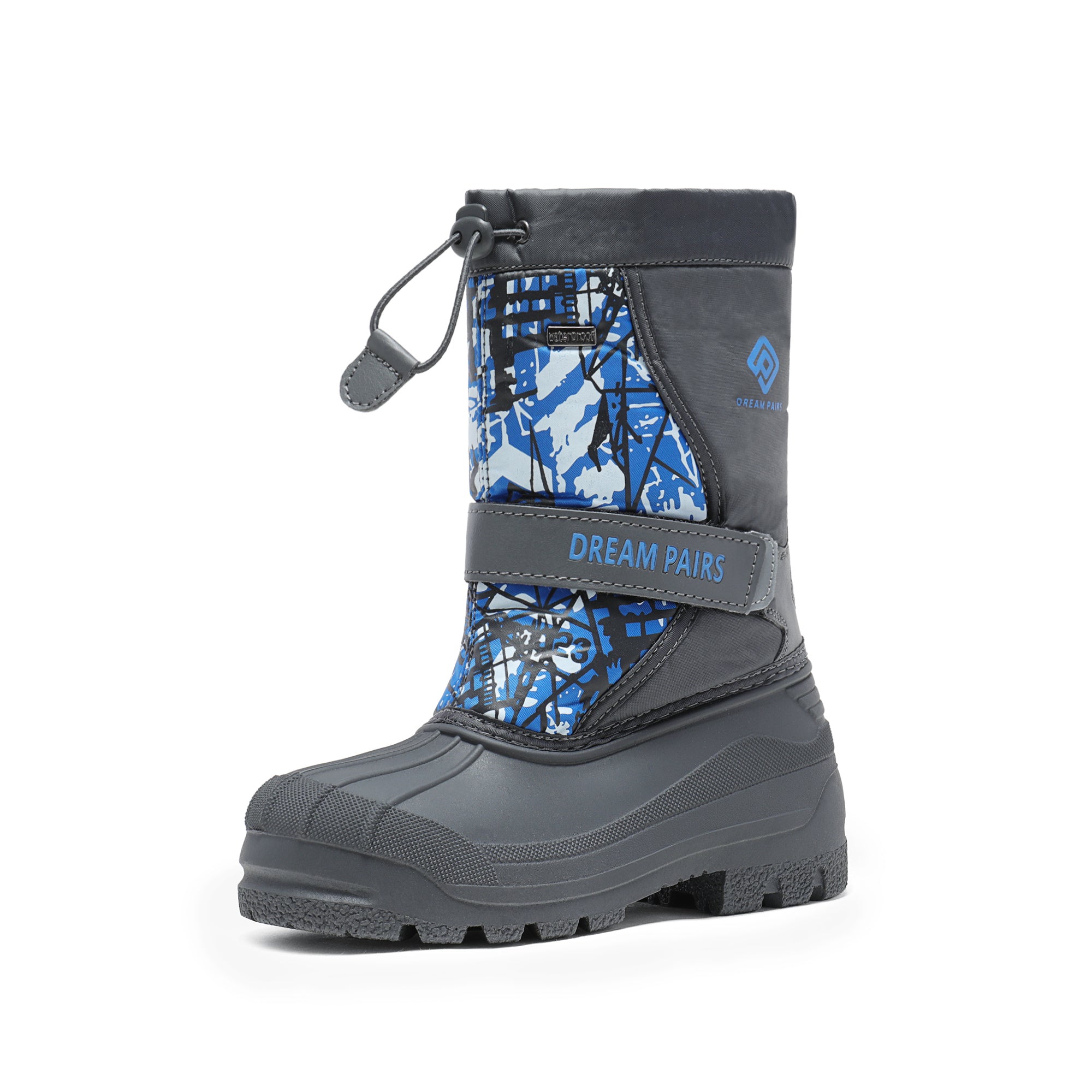 DREAM PAIRS Girls Boys Waterproof Snow Boots
