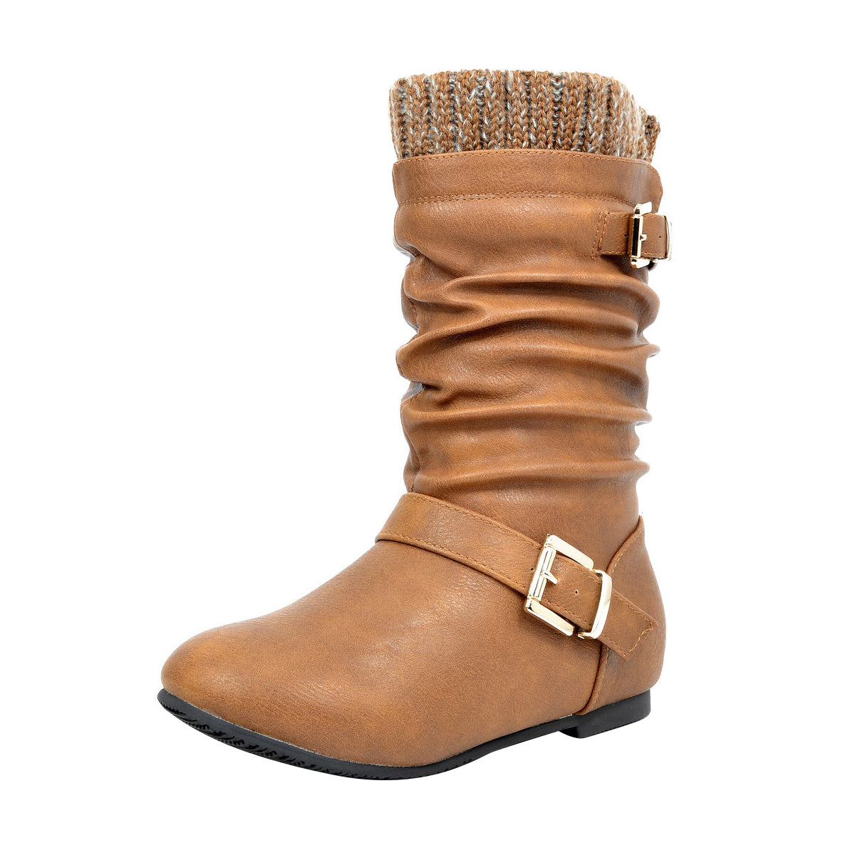 DREAM PAIRS Fur Lined Kids Winter Boots