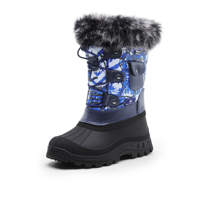 DREAM PAIRS Kids Waterproof Warm Snow Boots