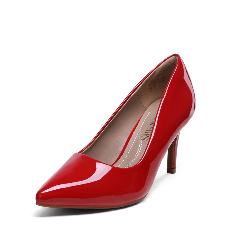 DREAM PAIRS Pointed Toe Classic Stiletto High Heel Pumps — view 1