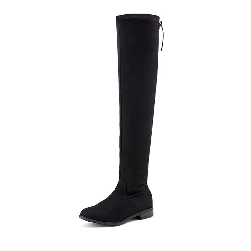 DREAM PAIRS Block Heel Over The Knee High Boots